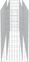 vidaXL - Gabion - plantenbak - verhoogd - 270x50x100 - cm - gegalvaniseerd - staal