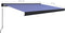 vidaXL - Luifel - handmatig - 450x300 cm - blauw en wit