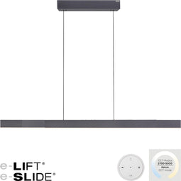 Neuhaus PURE - Hanglamp e-Lift + e-Slide L 120-200 cm zwart