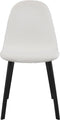 Set van 4 Kick eetkamerstoel Ted - wit