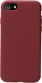 Mobiparts iPhone 7/8/SE (2020/2022) - Soft case - Fluweelzacht siliconen - Plum Red
