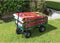 Draper Tools Tuinwagen staalgaas 86,5x46,5x21 cm groen en zwart