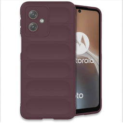 imoshion Hoesje - Geschikt voor Motorola Moto G54 - EasyGrip Backcover - Aubergine