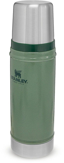 Stanley Classic Legendary Bottle 0,47L | Hammertone Green | Thermosfles houdt 15 uur warm of koud | Vaatwasserbestendig | Roestvrijstalen Thermoskan | Lekvrij | BPA-Vrij