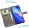 iMoshion Hoesje Geschikt voor Oppo Find X3 Lite Hoesje Met Pasjeshouder - iMoshion Mandala Bookcase - Grijs