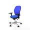 Piqueras y Crespo 3D086N0 - Bureaustoel - Verstelbare hoogte met armleuning - Blauw