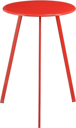 Mica Decorations Tuintafel Seatle - 38x38x58 cm - Ijzer - Rood