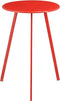 Mica Decorations Tuintafel Seatle - 38x38x58 cm - Ijzer - Rood