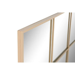 Home ESPRIT - Wandspiegel Venster Scandi 122 x 2 x 122 cm - Beige