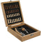 Set van Wijn Accessoires Home ESPRIT Natuurlijk Bamboe 15 x 17 x 5 cm