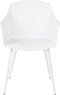 FONDA - Eetkamerstoel - Wit - Synthetisch materiaal