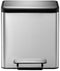 EKO EcoCasa - Pedaalemmer 30 liter - Gedempt sluitend deksel - Mat RVS