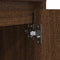 vidaXL - Nachtkastje - met - LED-verlichting - 38x34x50 - cm - bruin - eiken