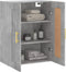 vidaXL - Wandkast - 69,5x34x90 - cm - bewerkt - hout - betongrijs