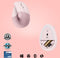 Logitech Lift - Ergonomische muis - Draadloos - Roze