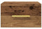 vidaXL - Nachtkastjes - 2 - stuks - Wandgemonteerd - Oud - Hout - 35x35x20 - cm