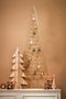 House of Seasons Decoratie Kerstboom - L50 x B15 x H152 cm - Metaal - Goud
