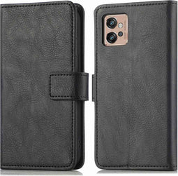 iMoshion Hoesje Geschikt voor Motorola Moto G32 Hoesje - iMoshion Luxe Bookcase - Zwart