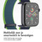 imoshion Nylon⁺ bandje - Geschikt voor Apple Watch 1, 2, 3, 4, 5, 6, 7, 8, 9, 10 (42 mm), SE - 38/40/41 mm - Lichtgroen - One Size