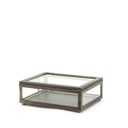 Display case - 28x22x9,5 CM - ijzer en glas
