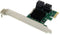 Conceptronic EMRICK03G - SATA-PCIe-Adapter - 4-poorts - Zwart