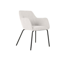 DKD Home Decor - Stoel - Scandinavisch ontwerp - Beige 59,5 x 60,5 x 78 cm