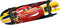 Disney Cars Skateboard 71 X 20 Cm Hout Jongens Rood/zwart
