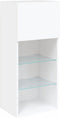 vidaXL - Tv-meubels - met - LED-verlichting - 2 - st - 40,5x30x90 - cm - wit