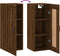 vidaXL - Wandkast - 34,5x34x90 - cm - bewerkt - hout - bruin - eikenkleur