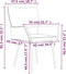vidaXL - Eetkamerstoelen - 2 - st - fluweel - donkergroen
