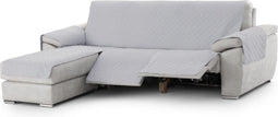 Hoes voor chaise longue met korte armleuning links Eysa MONTBLANC Grijs 100 x 110 x 240 cm