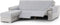 Hoes voor chaise longue met korte armleuning links Eysa MONTBLANC Grijs 100 x 110 x 240 cm