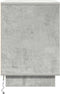 vidaXL - Nachtkastjes - met - LED - - - 2 - stuks - - - Betongrijs - - - 50x34.5x50 - cm