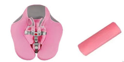 Roze Baby drijfband - Zonnescherm en voetensteun - Zwemtra