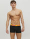 JACK&JONES ADDITIONALS JACCRAZY - Boxershorts 3-pack - Effen met gekleurde band - Zwart Donkergrijs Helder Blauw (3-pack)