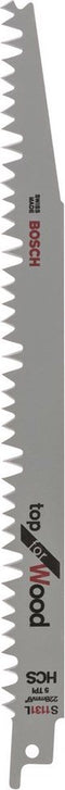 Bosch 2609256702 - Decoupeerzaagblad HCS S 1131 L - Tandenverdeling 5,0 mm - Lengte 228 mm