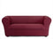 Bankbedekking Eysa JAZ Bordeaux 110 x 100 x 180 cm