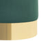 SOPHIA - Poef - Donkergroen - 39 cm - Fluweel