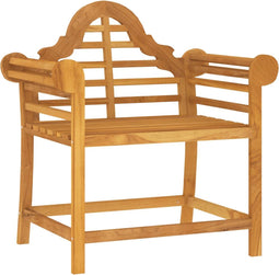 vidaXL - Tuinstoel - 88x60x92 - cm - massief - teakhout