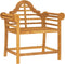 vidaXL - Tuinstoel - 88x60x92 - cm - massief - teakhout