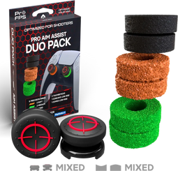 ProFPS Precision Rings + Thumbsticks - PS4, PS5 - Duopack (2 stuks)