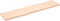vidaXL - Wandschap - 180x40x(2-4) - cm - onbehandeld - massief - eikenhout