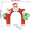 vidaXL - Kerstboog - opblaasbaar - met - LED's - 320 - cm