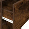 vidaXL - Computertorenstandaard - met - lade - 30x44x74 - cm - gerookt - eikenkleur