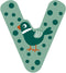 Small Foot - Houten Dieren Kinderletter - V