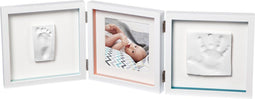 Baby Art My Baby Style - 3D fotolijstje met afdruk - 2 afdrukken en 1 foto - Wit