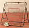 Trizand Voetbaltrainer 100 x 100 cm met stabiel ijzeren frame & vizier