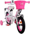 Volare Ashley Kinderfiets - Meisjes - 12 inch - Inclusief zijwieltjes - Wit