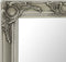vidaXL - Wandspiegel - barok - stijl - 60x60 - cm - zilverkleurig