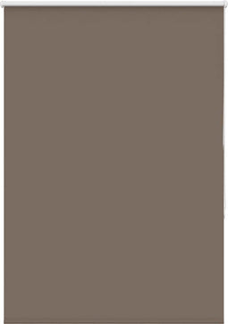 vidaXL - Rolgordijn - verduisterend - koffie - 90x150 - cm - stofbreedte - 85,7 - cm